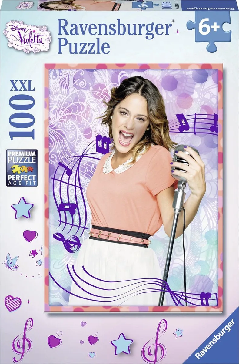 Disney Violetta Getalenteerde Violetta - Puzzel van 100 stukjes de Ravensburger, édition Violet – boîte
