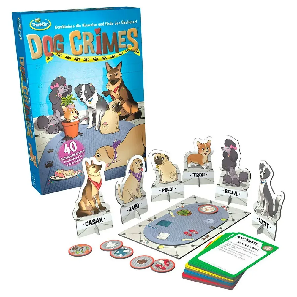 Dog Crimes Think Fun Castellano Bordspel Spaanse Versie från Ravensburger – kartong