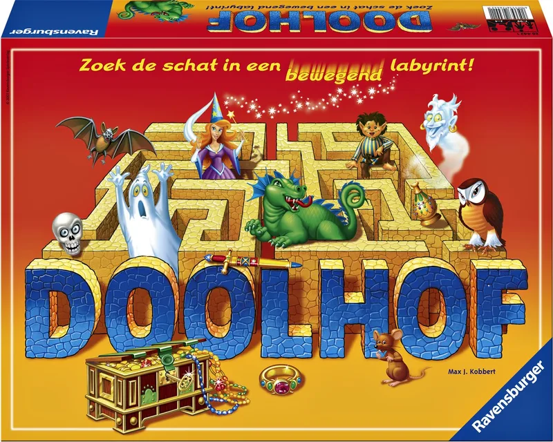 Doolhof Classic | Familiespel voor 2-4 Spelers | Vanaf 7 Jaar från Ravensburger – kartong