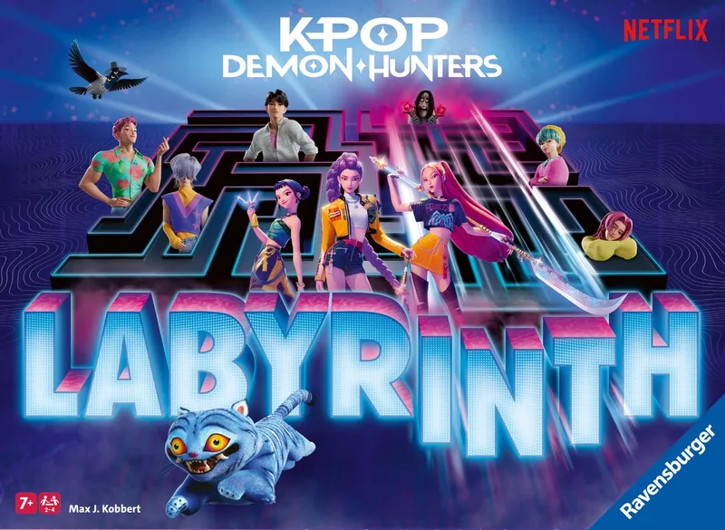 Doolhof - Labyrinth KPop Demon Hunters - Bordspel - Familiespel - Vanaf 7 Jaar from Ravensburger – box