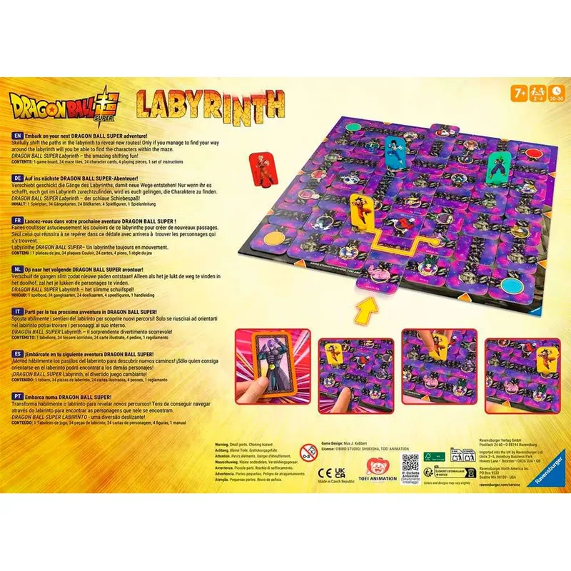 Dragon Ball Super Labyrinth Bordspel | Dragon Ball Z | 2-4 Spelers | Vanaf 7 Jaar from Ravensburger – box 2 of 2