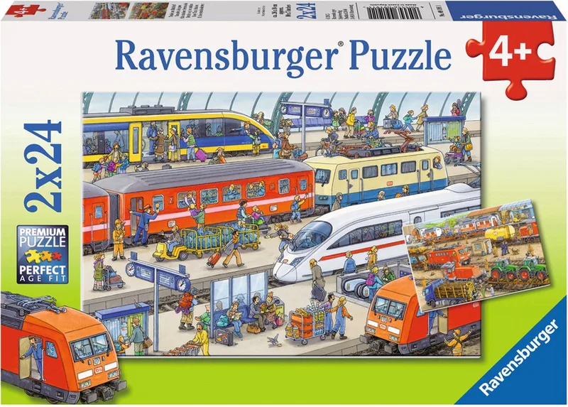 Drukte op het station fra Ravensburger, Flerfarvet-udgave – æske