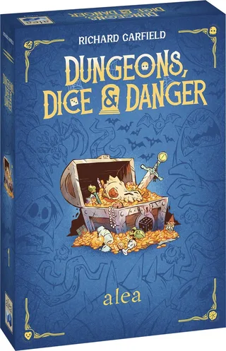 Dungeonsdice&danger Brädspel Spanska von Ravensburger, Ausgabe Mehrfarbig – Schachtel 1 von 2