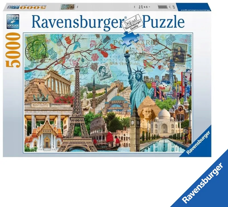 Educatief Puzzel 5000 Stukjes Grote Stad von Ravensburger – Schachtel