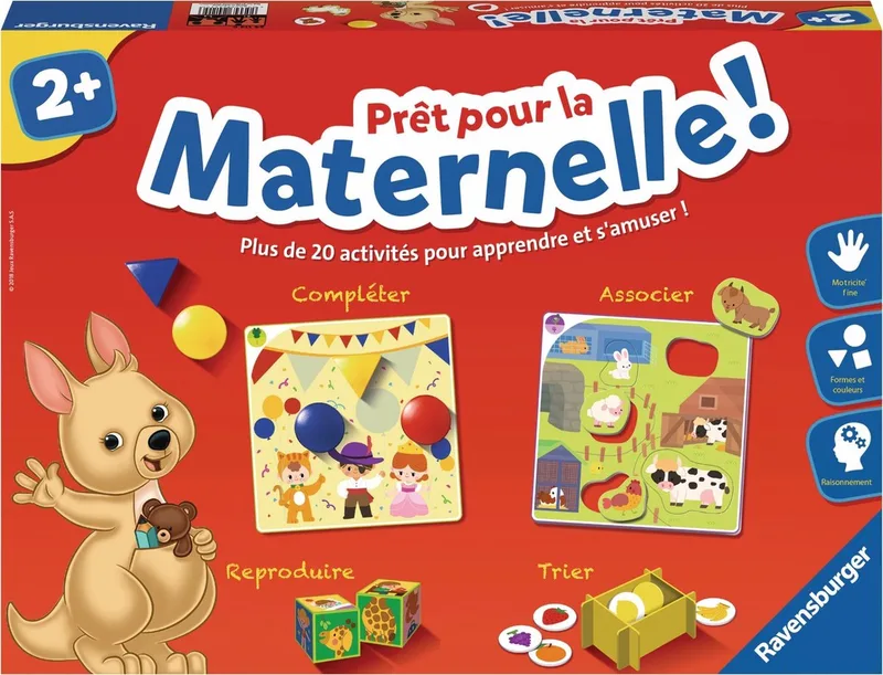 Educatief spel voor kinderen Ravensburger Ready for Kindergarten! (FR) från Ravensburger, utgåva Overig – kartong