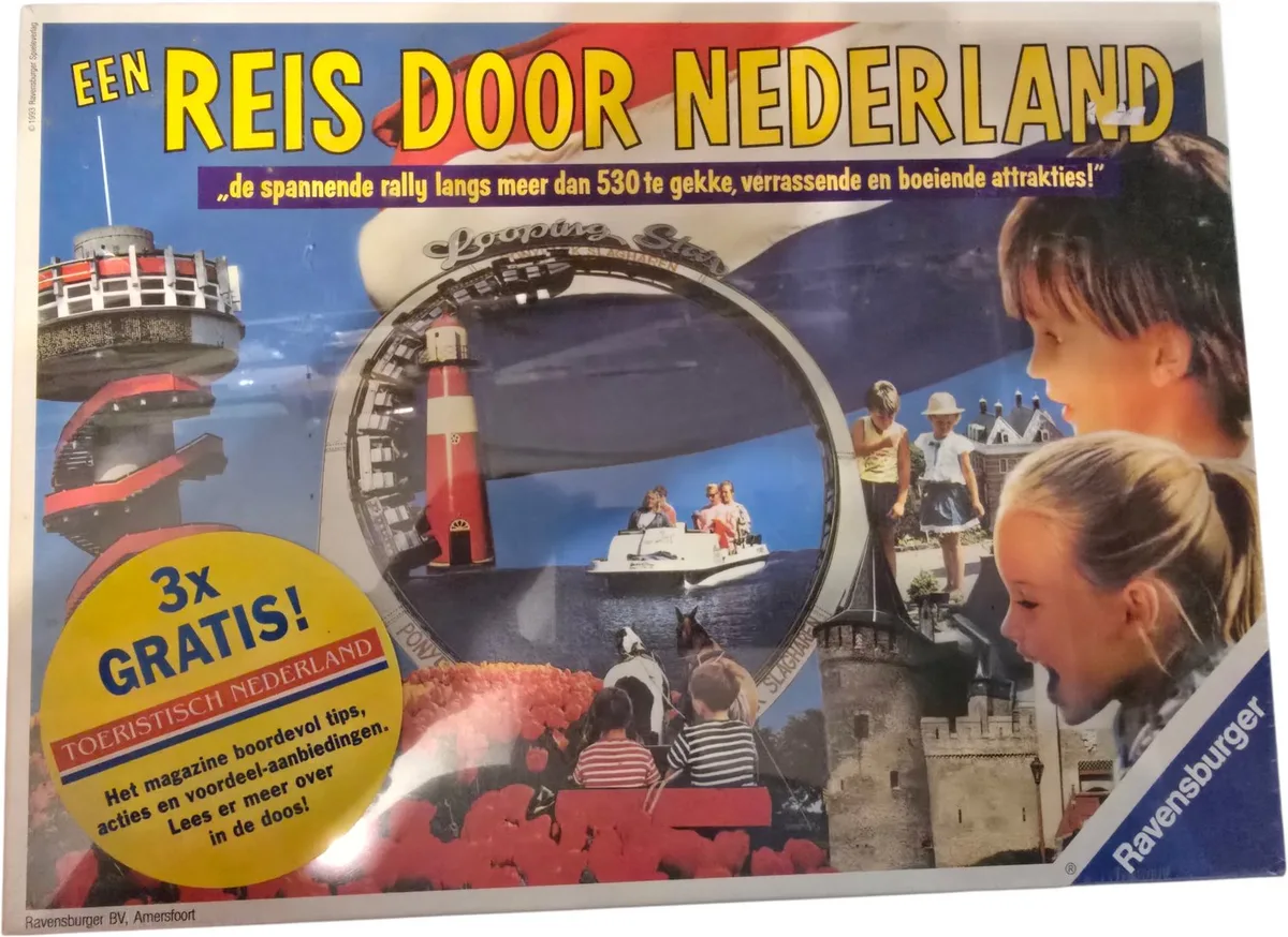Een reis door Nederland Vintage ravensburger spel de Ravensburger – boîte