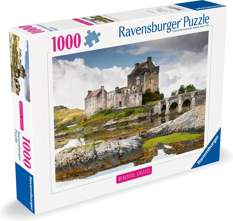 Eilean Donan Castle, Scotland - 1000 stukjes - Legpuzzel de Ravensburger, édition Multicolore – boîte 1 sur 2