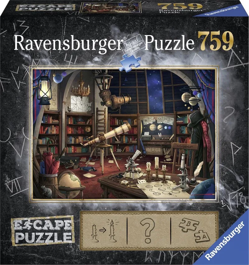 Escape Puzzle 1 Space Observatory - 759 stukjes de Ravensburger, édition Multicolore – boîte