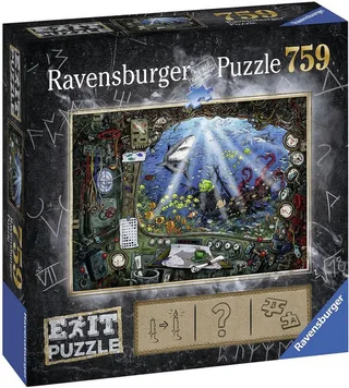 Escape Puzzle 4 Submarine - 759 stukjes de Ravensburger, édition Multicolore – boîte 3 sur 3