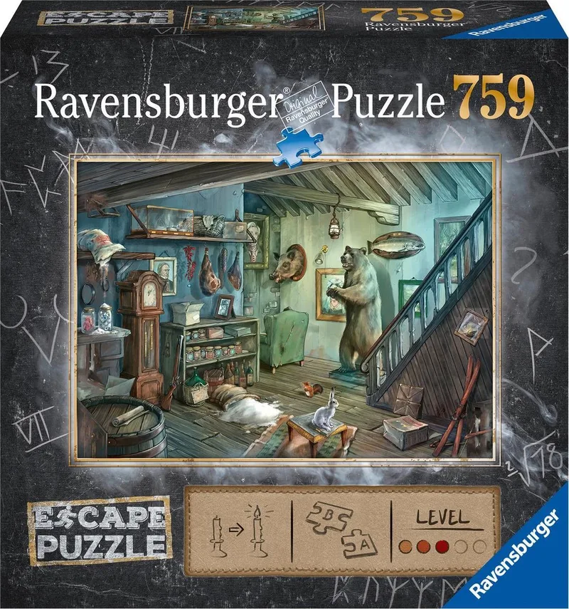Escape Puzzle 8 Forbidden Basement - 759 stukjes van Ravensburger, editie Meerkleurig – doos