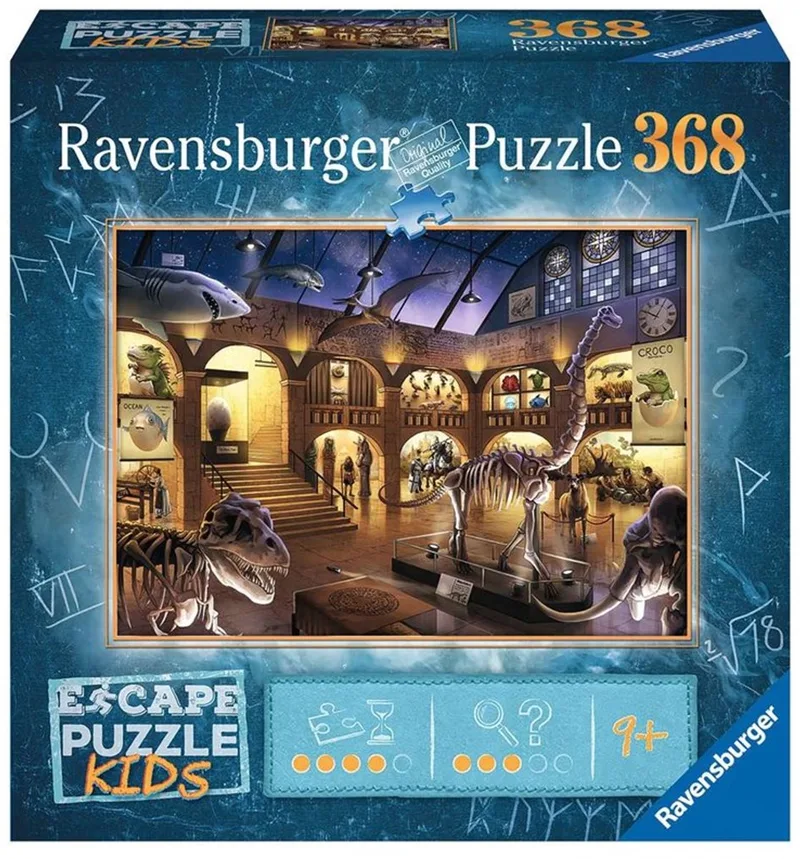 Escape Puzzle Kids Museum - 368 stukjes van Ravensburger, editie Meerkleurig – doos