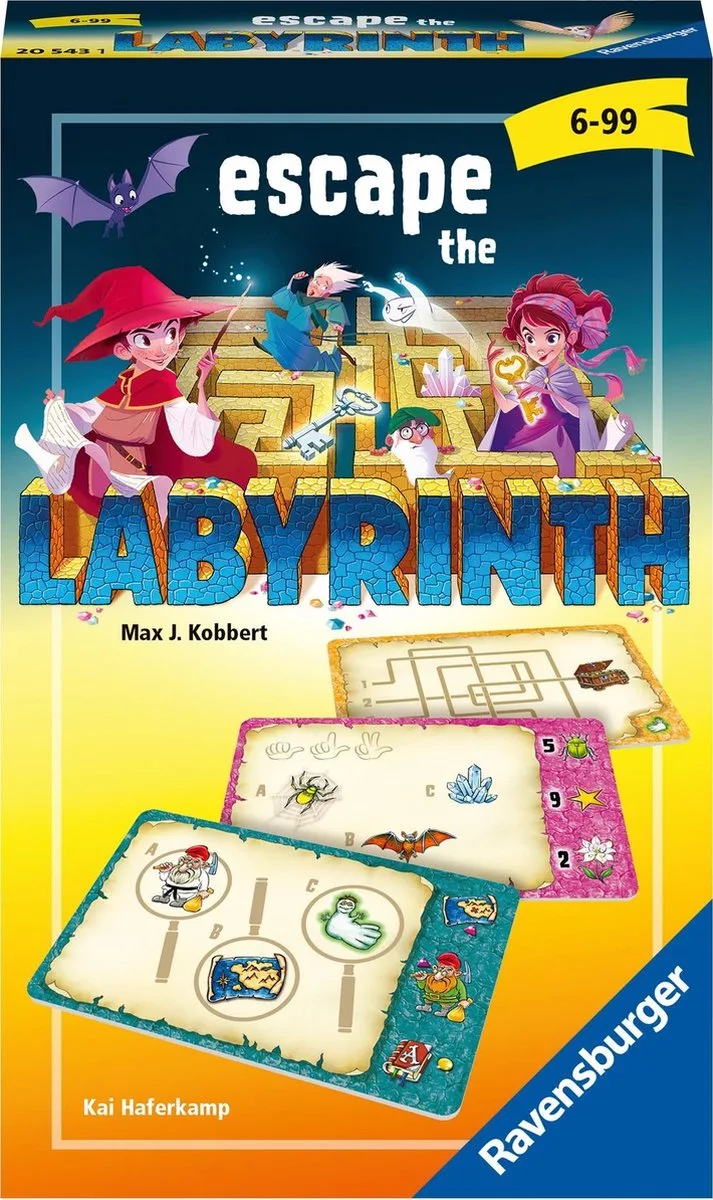 Escape the labyrinth - Pocketspel de Ravensburger – boîte