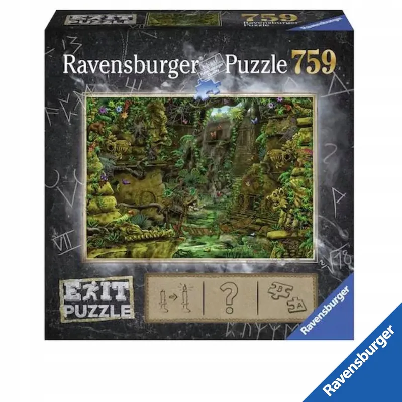 Exit 759 Tempel in Ankor Puzzel from Ravensburger, Multi-coloured edition – box