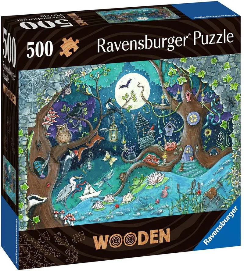 Fantasy houten puzzel 500 from Ravensburger, Multicolour edition – box