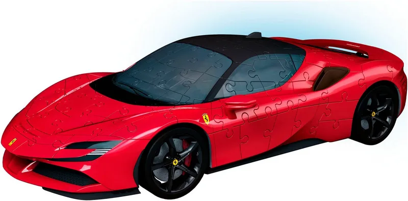 Ferrari SF 90 Stradale - 3D Puzzel voor Kinderen en Volwassenen van Ravensburger, editie Meerkleurig – doos 3 van 5