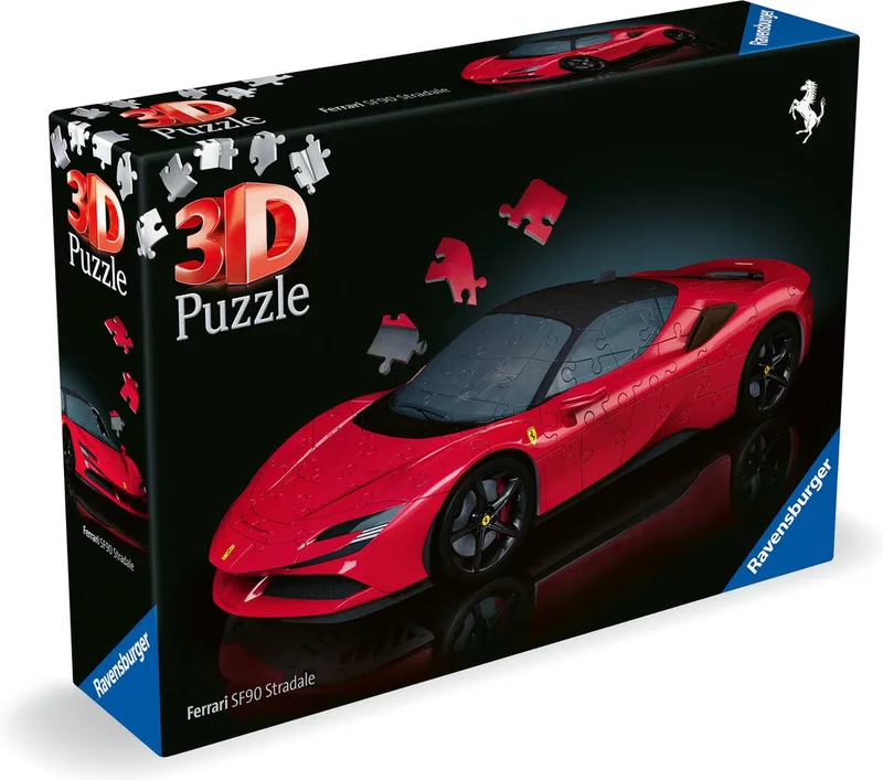Ferrari SF 90 Stradale - 3D Puzzel voor Kinderen en Volwassenen van Ravensburger, editie Meerkleurig – doos 1 van 5