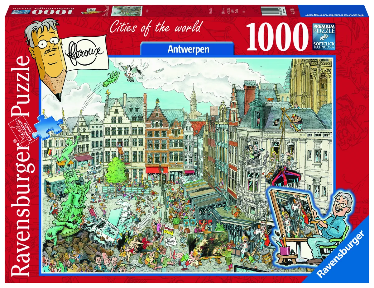 Fleroux - Antwerpen (1000 Stukjes) from Ravensburger – box