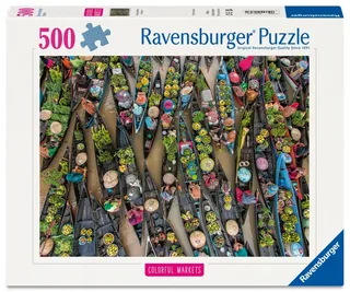 Floating Market, Indonesia (500) van Ravensburger – doos 2 van 2