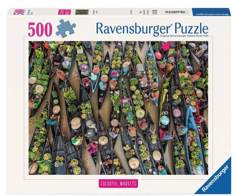 Floating Market, Indonesia (500) from Ravensburger – box