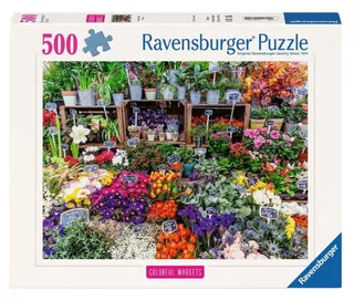 Flower Market, France (500) de Ravensburger – boîte 1 sur 3
