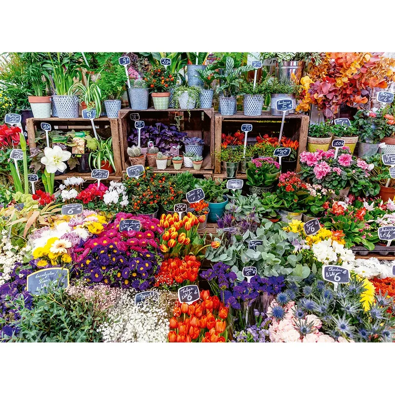 Flower Market, France (500) de Ravensburger – boîte 3 sur 3