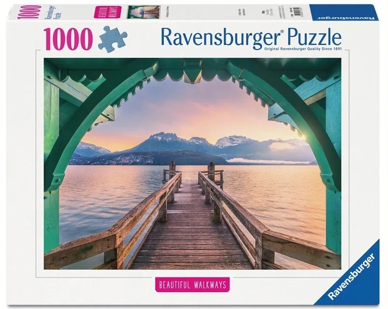 Footbridge at Lac d'Annec (1000) de Ravensburger – boîte 1 sur 3