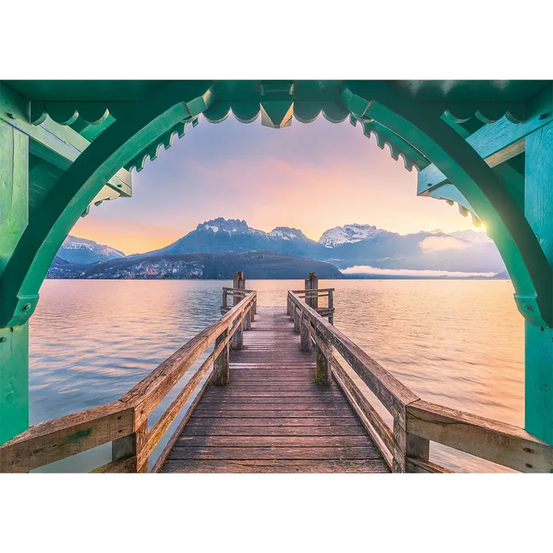 Footbridge at Lac d'Annec (1000) de Ravensburger – boîte 3 sur 3