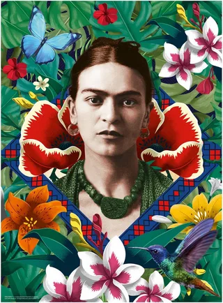 Frida Kahlo, Bloeiende Fantasie – Legpuzzel – 500 Stukjes de Ravensburger, édition Multicolore – boîte 2 sur 2