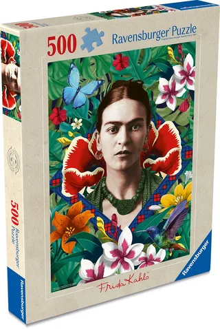 Frida Kahlo, Bloeiende Fantasie – Legpuzzel – 500 Stukjes de Ravensburger, édition Multicolore – boîte 1 sur 2