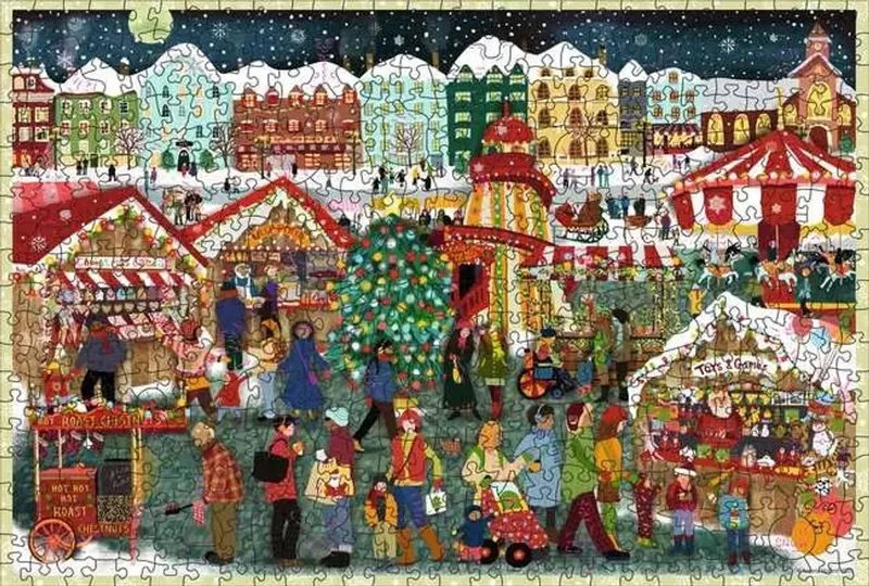 Frohe Weihnachten (500) AANBIEDING. van Ravensburger, editie Meerkleurig – doos
