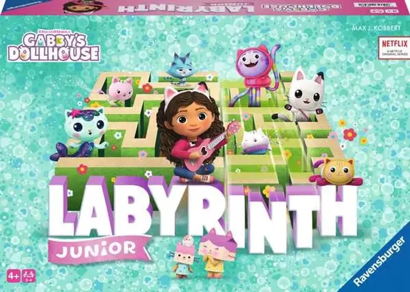 Gabby's Dollhouse Junior Labyrinth - Kinderspel from Ravensburger – box