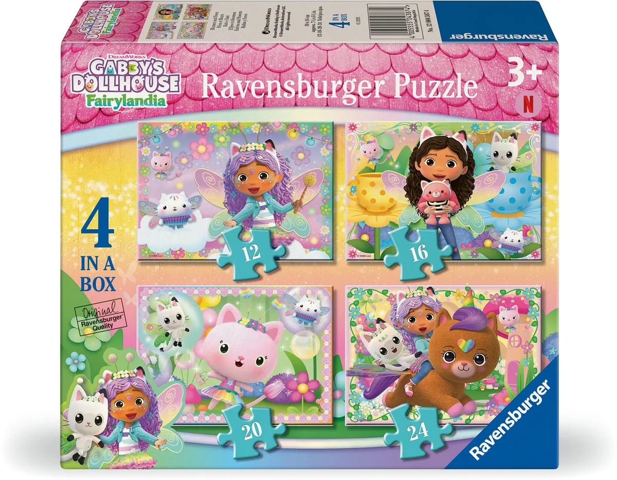 Gabby's Dollhouse Kinderpuzzel - Kinderpuzzel 24 Stukjes - Vanaf 4 Jaar von Ravensburger, Ausgabe Mehrfarbig – Schachtel