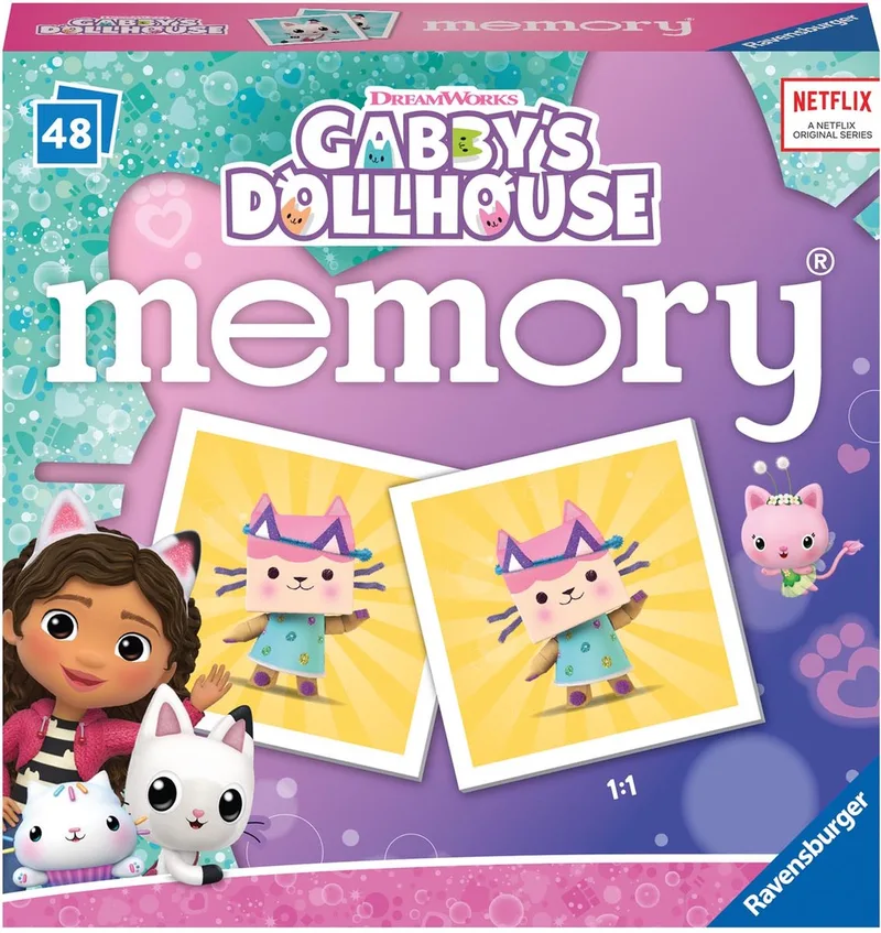 Gabby's Dollhouse mini memory® from Ravensburger – box