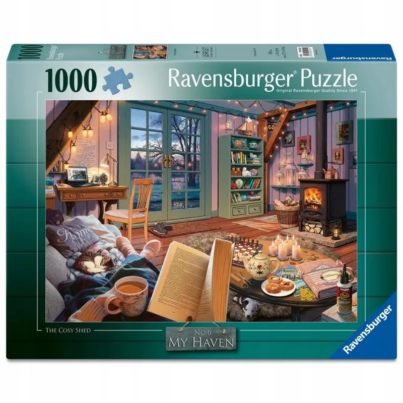 "Gezellige Serre" 1000 Stukjes Legpuzzel from Ravensburger, Multicolour edition – box