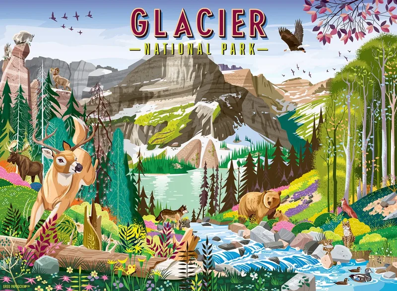 Glacier National Park – Legpuzzel – 500 Stukjes from Ravensburger, Multicolour edition – box