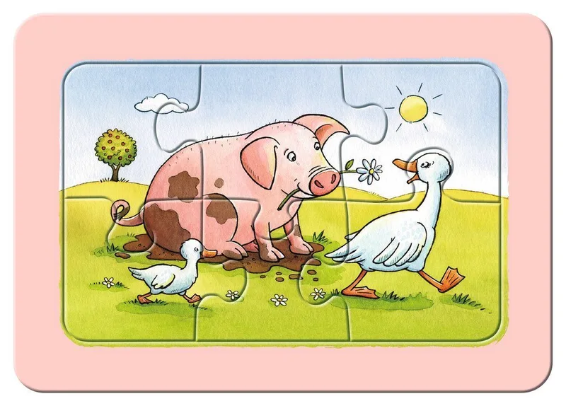 Goede vrienden - My First Puzzels - 3x6 stukjes - Kinderpuzzel from Ravensburger, Multicolour edition – box 4 of 4