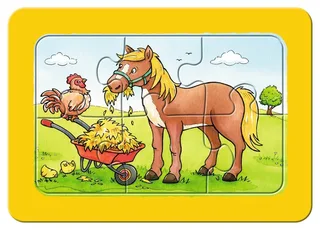 Goede vrienden - My First Puzzels - 3x6 stukjes - Kinderpuzzel from Ravensburger, Multicolour edition – box 3 of 4