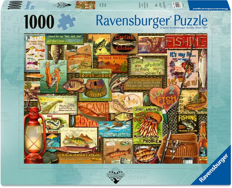 Gone Fishing Puzzel from Ravensburger, Multicolour edition – box