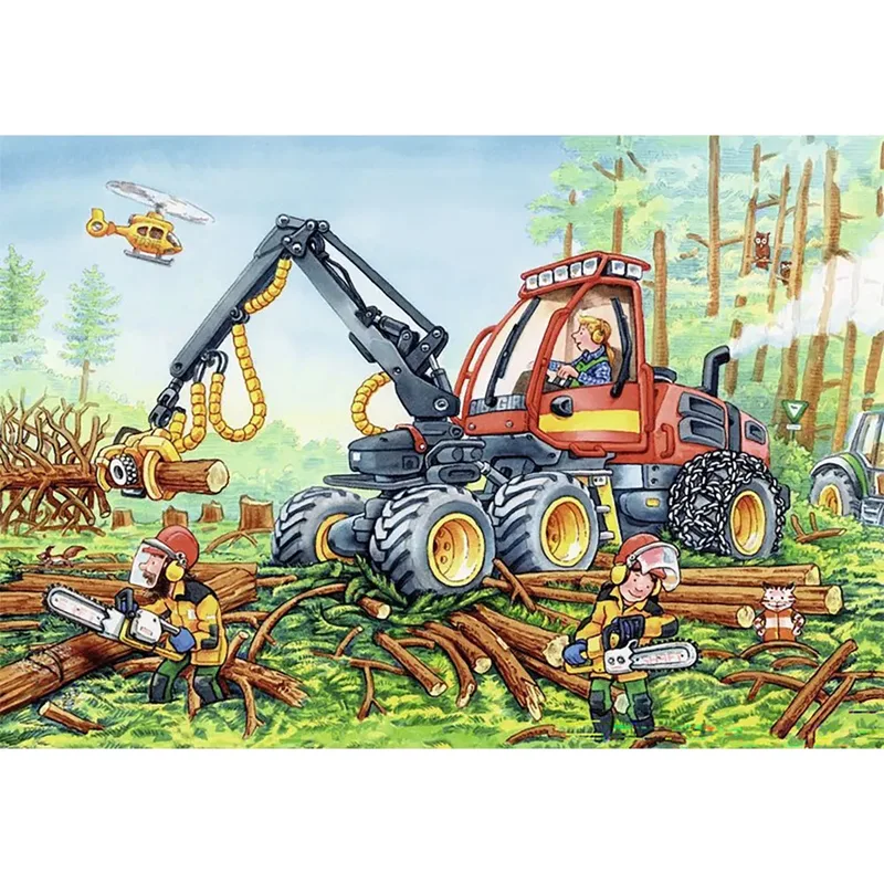 Graafmachine aan het werk 2x24p de Ravensburger – boîte 2 sur 2
