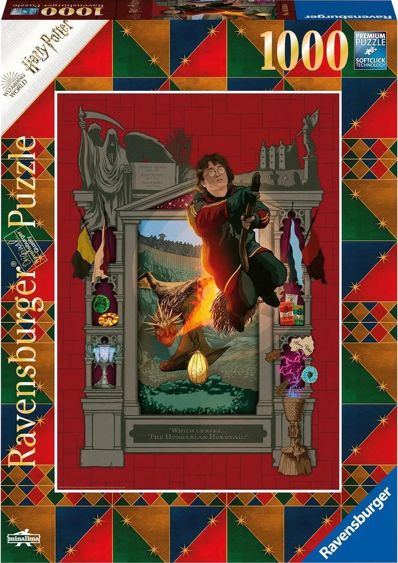 Harry Potter 4 Triwizard Tournament - legpuzzel - 1000 stukjes from Ravensburger, Multicolour edition – box