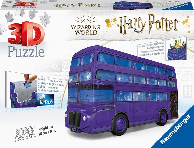 Harry Potter Bus - 3D puzzel - 216 stukjes from Ravensburger, Multicolour edition – box
