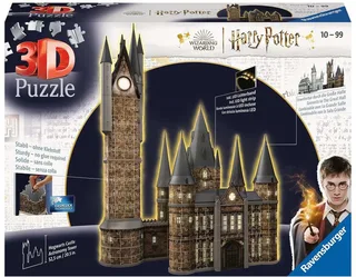 Harry Potter - Hogwarts Castle: Astronomy Tower Night Edition (626 Pieces) 3D Puzzel - Multicolours van Ravensburger, editie Meerkleurig – doos 1 van 3