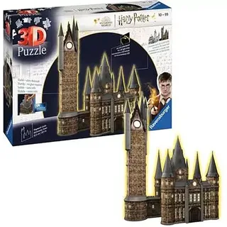 Harry Potter - Hogwarts Castle: Astronomy Tower Night Edition (626 Pieces) 3D Puzzel - Multicolours van Ravensburger, editie Meerkleurig – doos 3 van 3