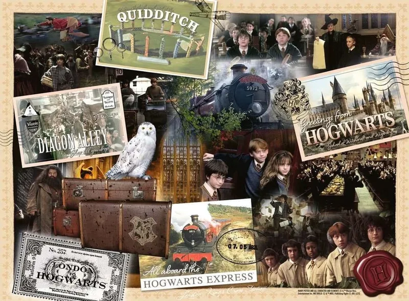 Harry Potter puzzel XXL Terug naar Zweinstein 300 stukjes. van Ravensburger, editie Meerkleurig – doos 1 van 2