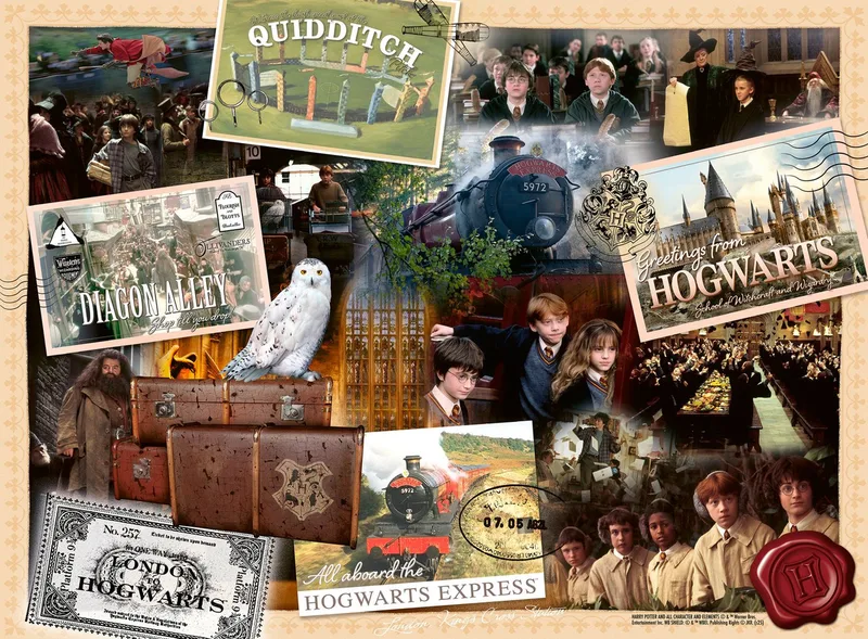 Harry Potter puzzel XXL Terug naar Zweinstein 300 stukjes. van Ravensburger, editie Meerkleurig – doos 2 van 2