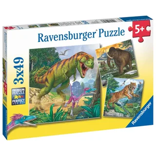 Heersers van de oertijd - Drie puzzels van 49 stukjes from Ravensburger, Multicolour edition – box 5 of 5
