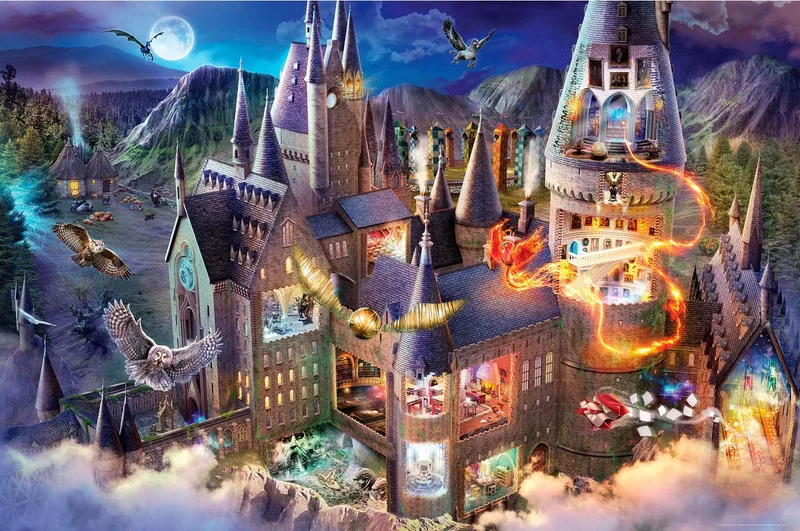 Hogwarts Castle Cutaway (3000) från Ravensburger – kartong 3 av 5
