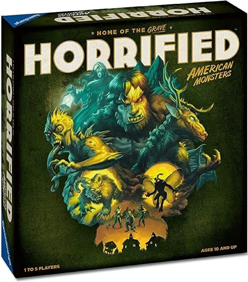 Horrified: American Monsters - Bordspel de Ravensburger – boîte