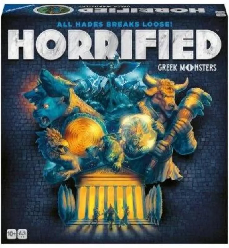 Horrified: Greek Monsters - Engelstalig Bordspel de Ravensburger – boîte
