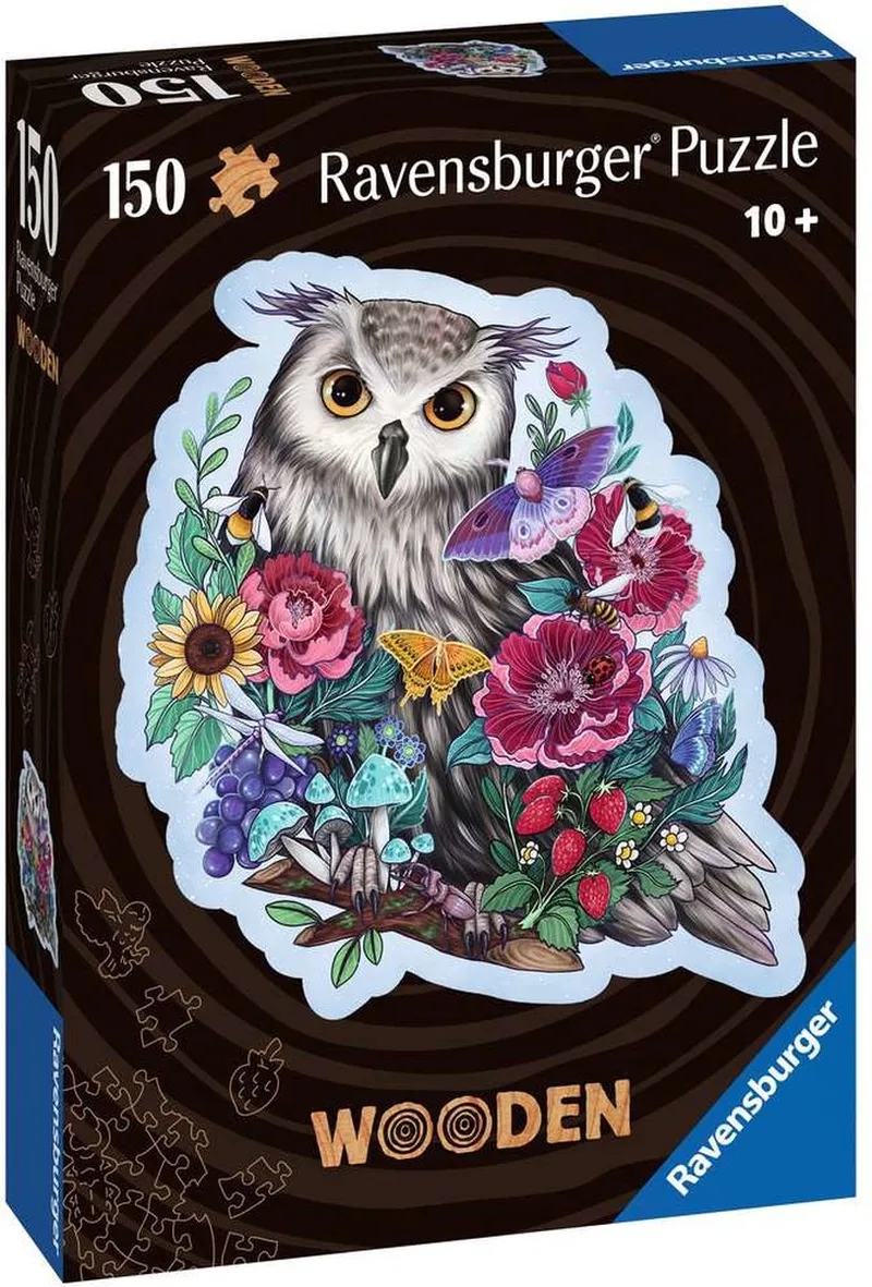 Houten Legpuzzel 150 stuk(s) Uil fra Ravensburger, Flerfarvet-udgave – æske